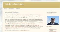 Desktop Screenshot of jwhitham.org